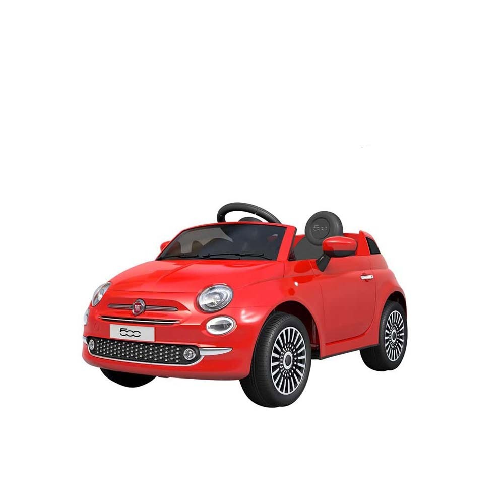Auto Elettrica Cavalcabile Fiat 500 Rossa