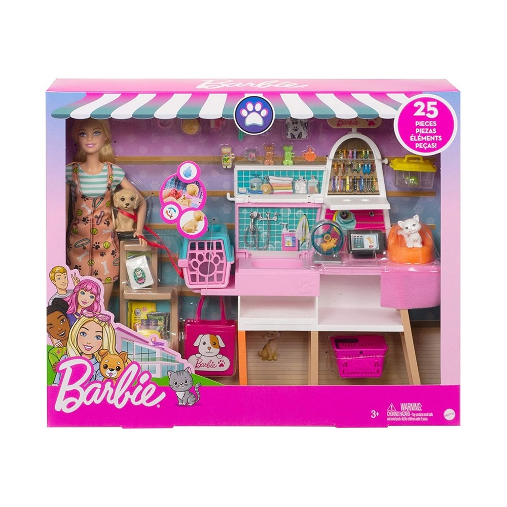 Bambola Barbie Fattoria VET e Playset NUOVO CON SCATOLA NAVI VELOCI 