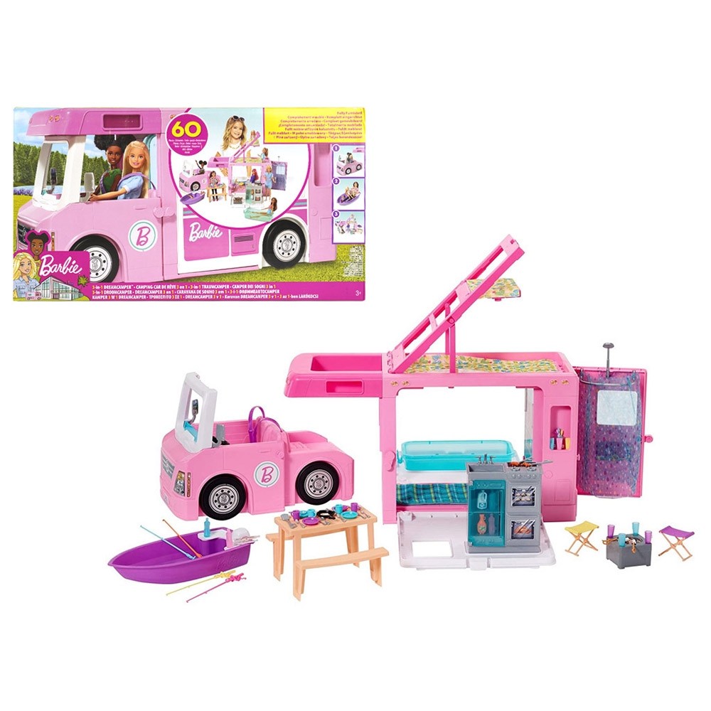 Barbie Camper dei Sogni con Accessori - Mazzeo Giocattoli
