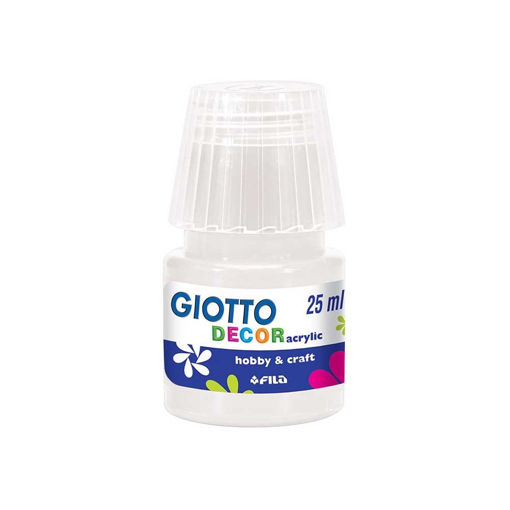 Colore Acrilico Bianco 25ml - Giotto