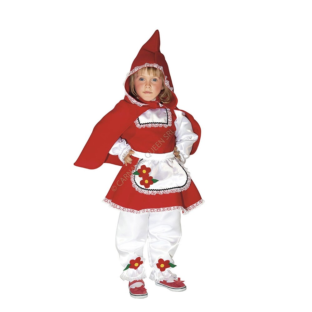 Vestito e mantella da Cappuccetto Rosso per bambini piccoli -  Italia