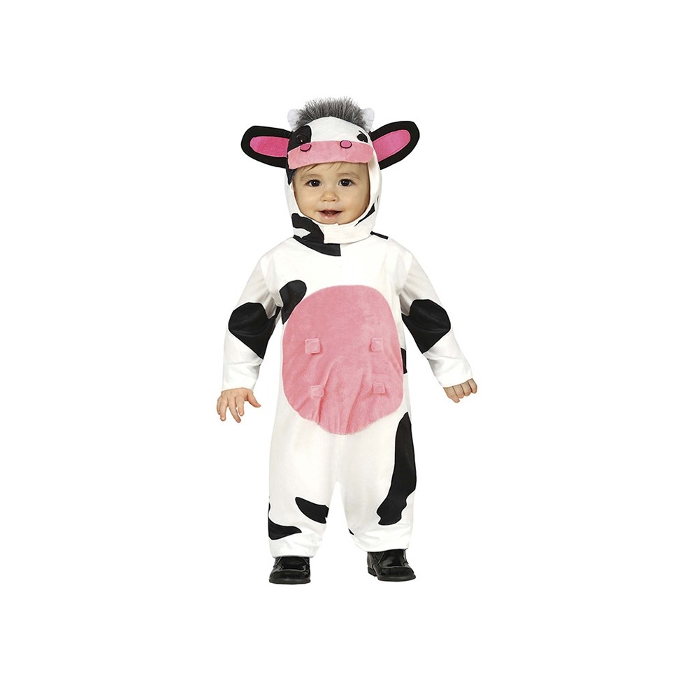 Costume Carnevale Baby Mucca per Bambini 12/18 Mesi - Guirca