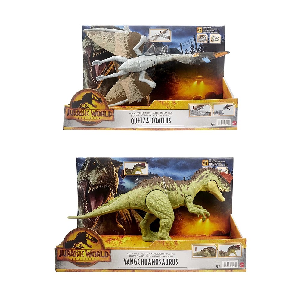 Dinosauro Jurassic World Dominion Massive Action - Mattel