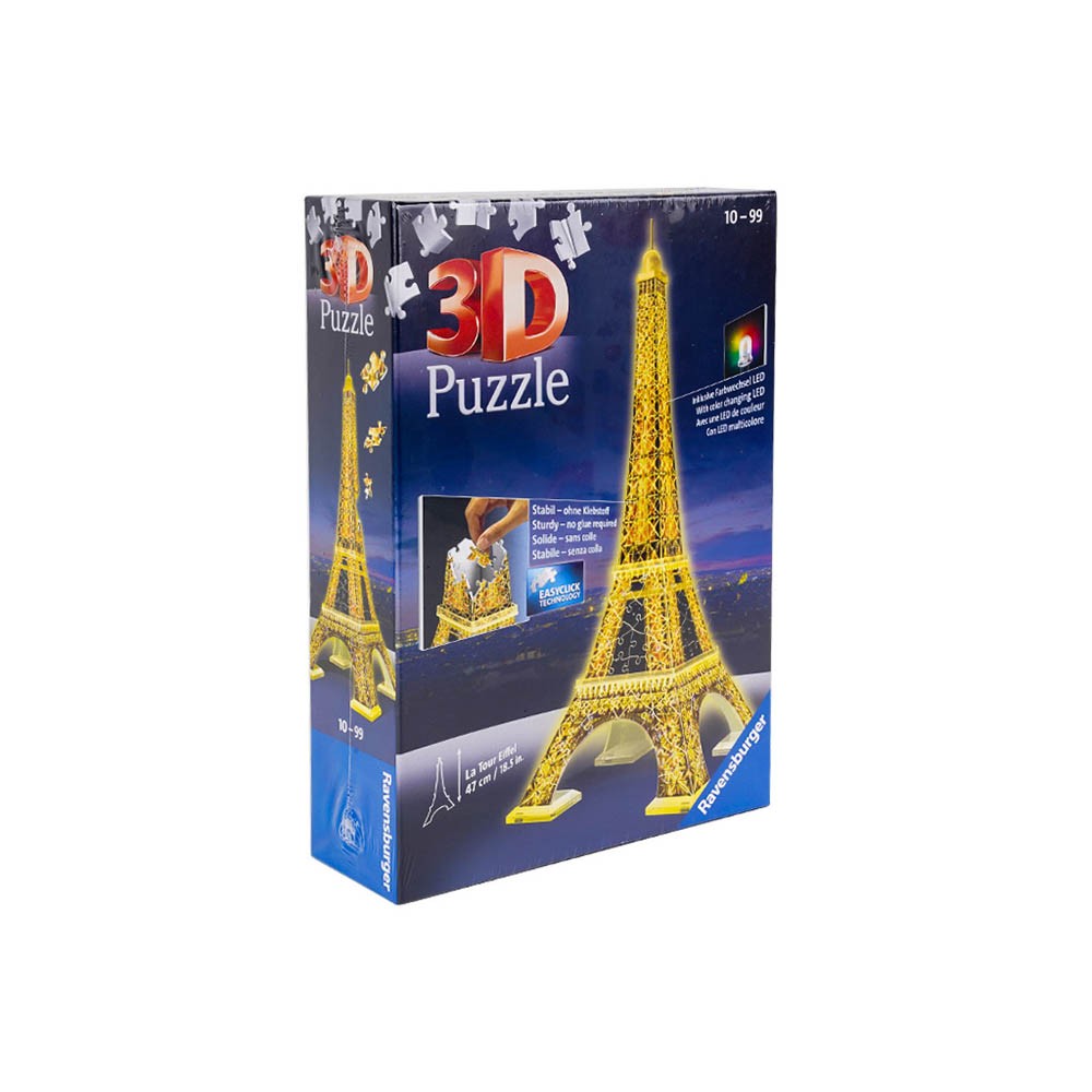 la tour eiffel puzzle 3d night edition