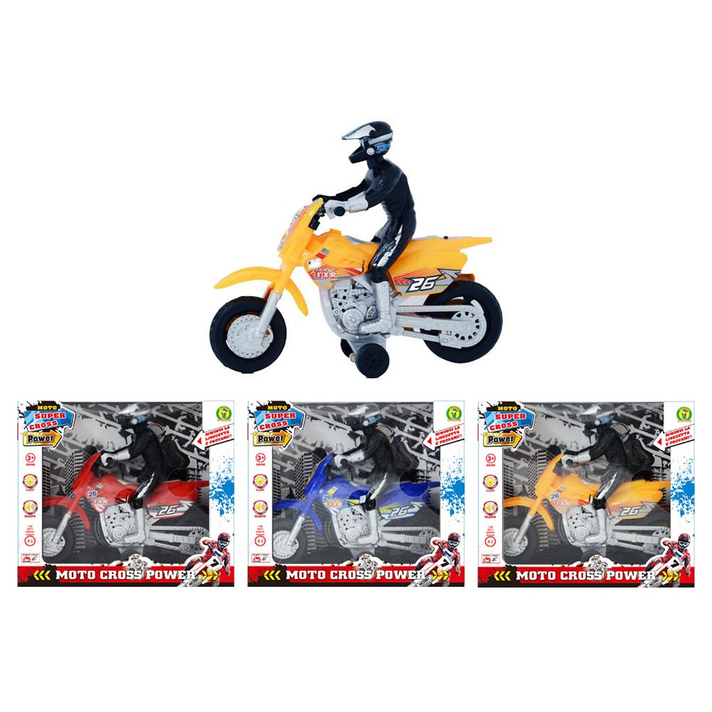 Modellini motocross con luci e suoni - Mazzeo giocattoli