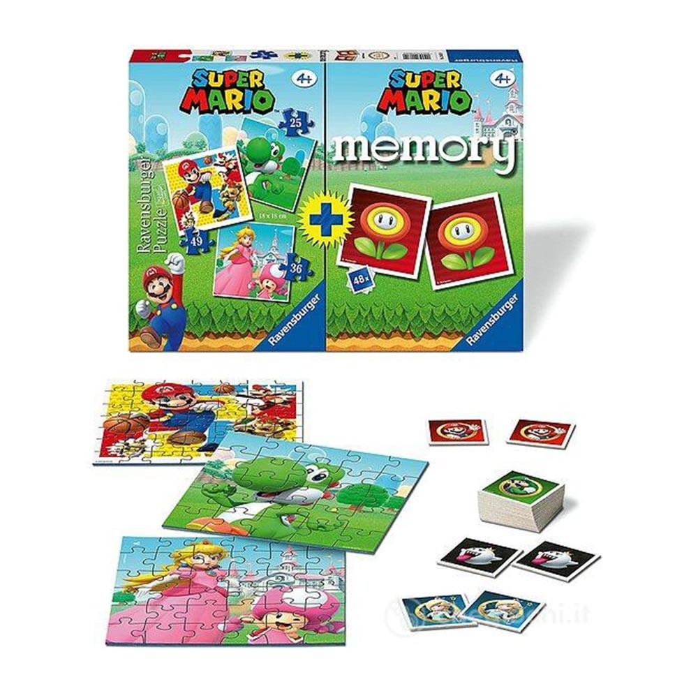 Multipack Memory + puzzle Super Mario - Ravensburger