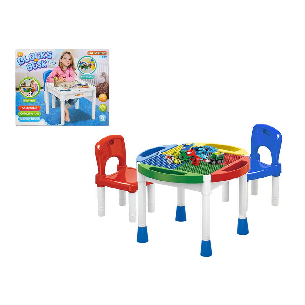 EBTOOLS Set di Tavolo e 2 sedie per Bambini,Set Tavolo da attività Mobili Bambini di Tavolo Tavolino Multiattivita Legno/Tavolino Gioco Bambino Rosa 