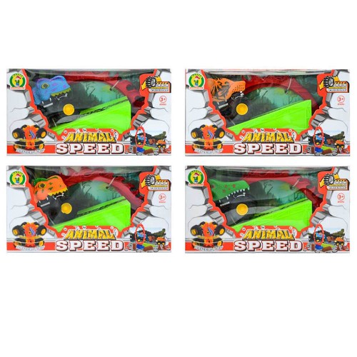 Monster truck animali con rampa di lancio - Animal Speed - Mazzeo giocattoli 