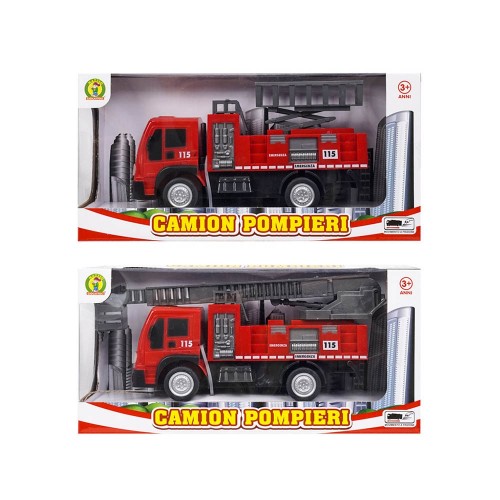 Modellino Camion dei pompieri con retrocarica - mazzeo giocattoli