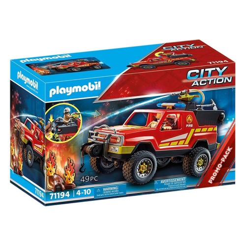 playmobil fuoristrada vigili del fuoco 