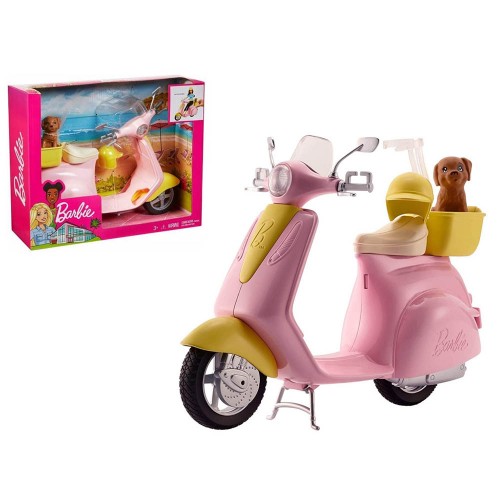 Scooter di Barbie con cagnolino - Mattel 