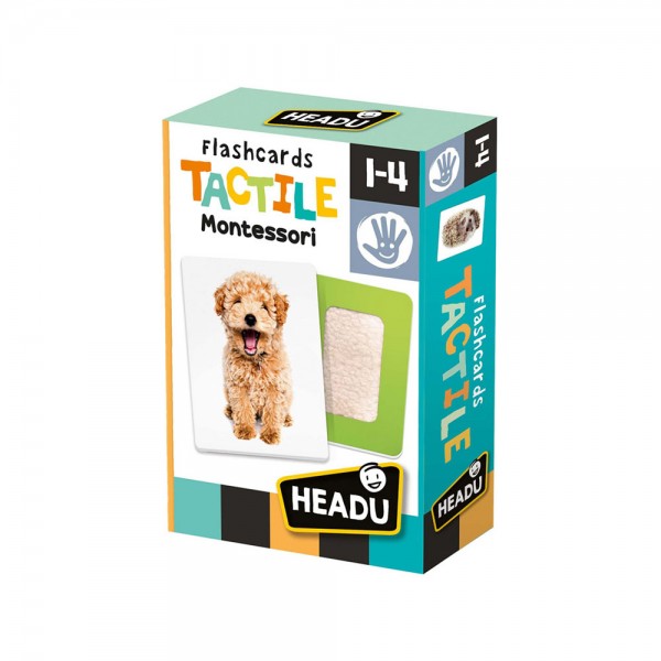Flashcards Tactile Montessori - Headu 