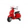 Moto cavalcabile elettrica Vespa colore rossa - Mazzeo Giocattoli