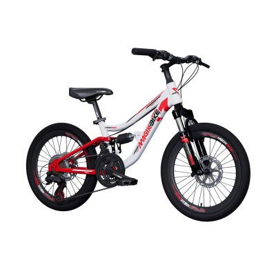 Bicicletta Mountain bike 20 pollici full rossa e bianca - Magic Bike