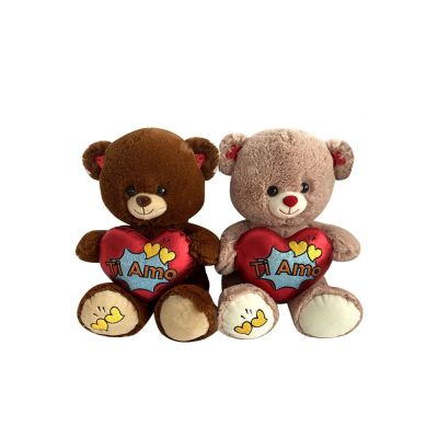 Peluche orsacchiotto con cuore Ti amo 30 cm Mazzeo Giocattoli