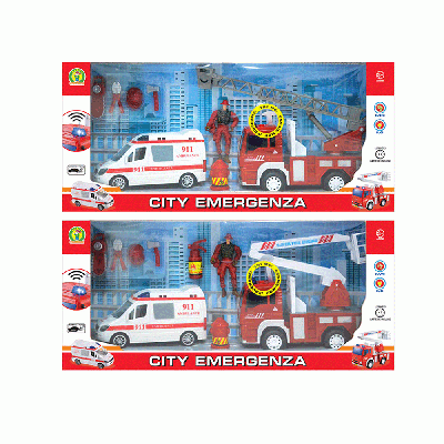 Playset City Emergenza - Mazzeo giocattoli 