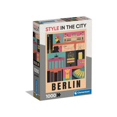 Puzzle 1000 pz Style in the city Berlino - Clementoni