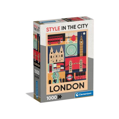 Puzzle 1000 pz Style in the city Londra - Clementoni