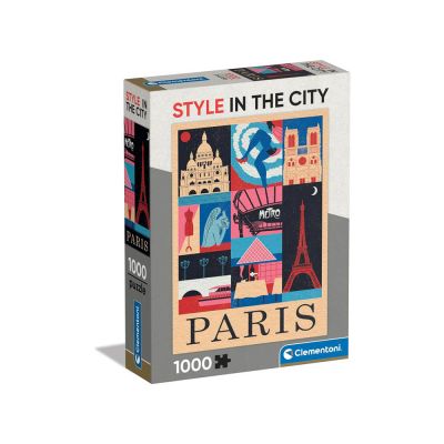 Puzzle 1000 pz Style in the city Parigi - Clementoni
