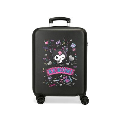 Trolley Kuromi Wonder 55 cm Bianco Fucsia ABS 35L 4 Ruote