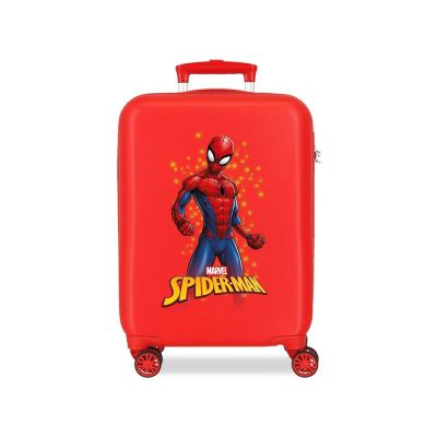 Valigia Cabina Spiderman Rossa 50 cm ABS 33L 4 Ruote
