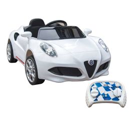 Auto elettrica Alfa Romeo 4C Bianca Mazzeo Giocattoli