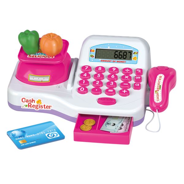 Registratore di cassa per bambini con luce e suono Smoby