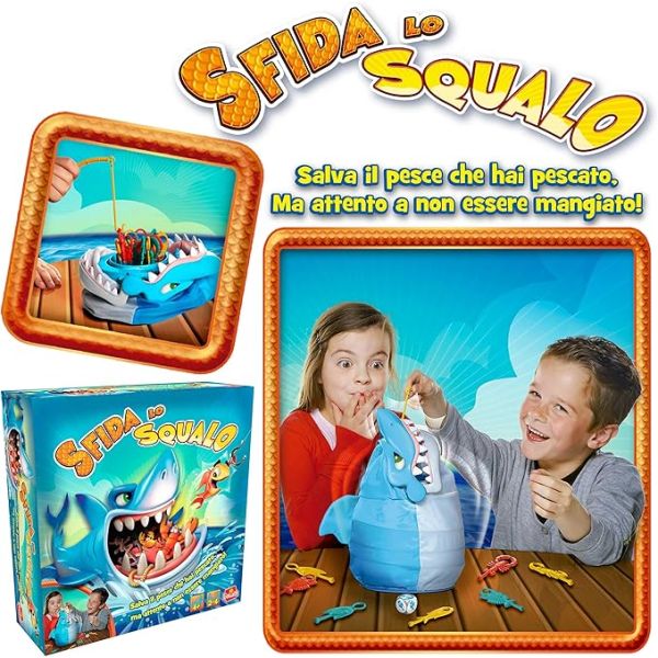 DENKRIESEN - Squalo - Un Gioco Con Morso! Gioco Di Carte Per Famiglie, 2-5 Giocatori, Dai 6 Anni, Durata 20 Minuti - 2