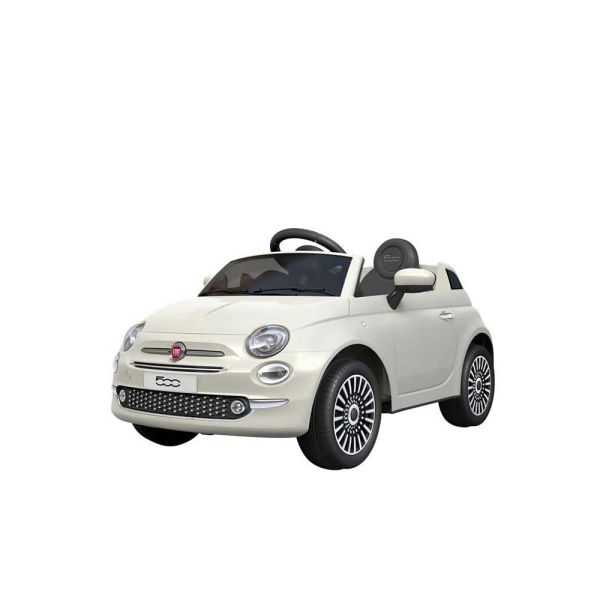 Auto Elettrica Fiat 500 Bianca per Bambini Mazzeo Giocattoli