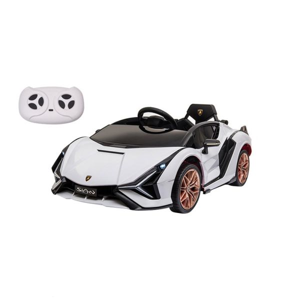 Auto elettrica per bambini Lamborghini Sian Bianca Mazzeo Giocattoli
