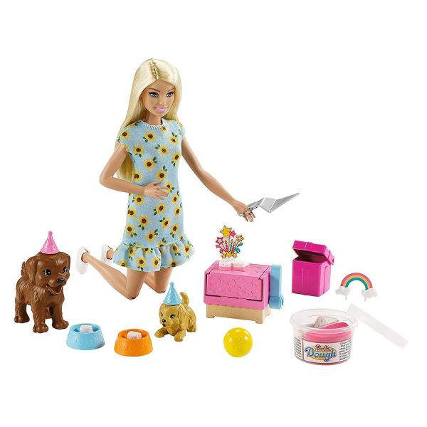 Bambola Barbie Festa con Cuccioli Mattel
