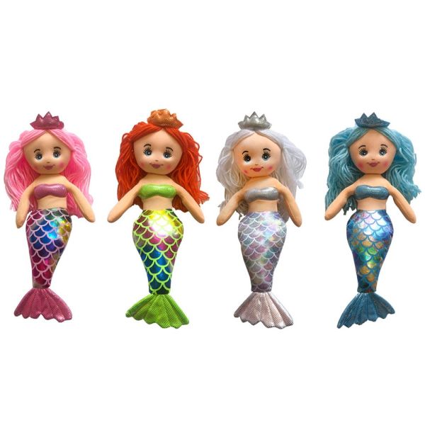 Bambola di pezza Sirena 70 cm Mazzeo Giocattoli