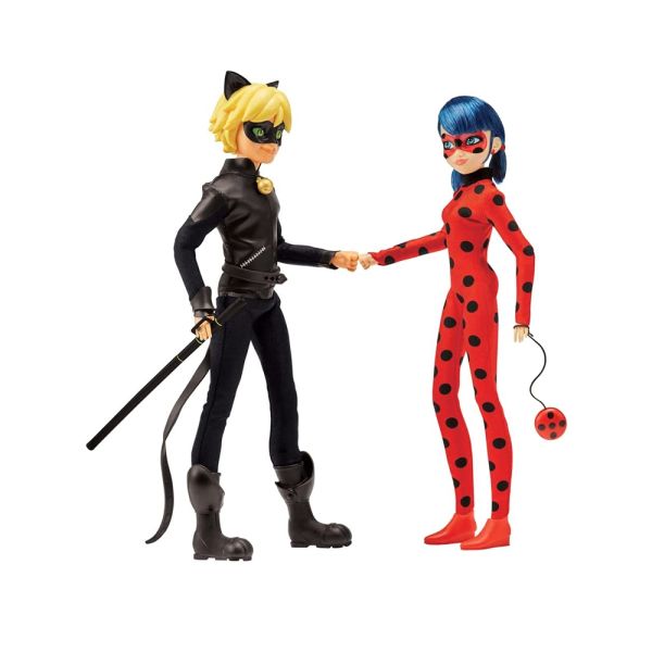 Bambola LadyBug Cat Noir Miraculous 26 cm Bandai