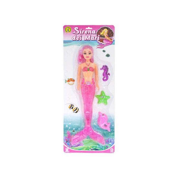 bambola sirena dei mari Mazzeo Giocattoli