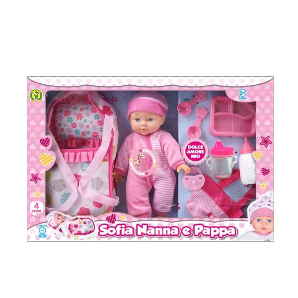 Bambola Sofia con accessori Mazzeo Giocattoli