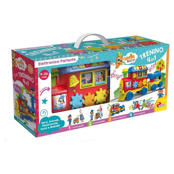 Carotina Baby Trenino cavalcabile 4 in 1 lisciani