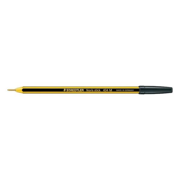 Secretary - Confezione Da 5 Ricariche Nere Per Penna A Sfera, Punta Media, Inchiostro A Rapida Asciugatura, 11,15 Cm