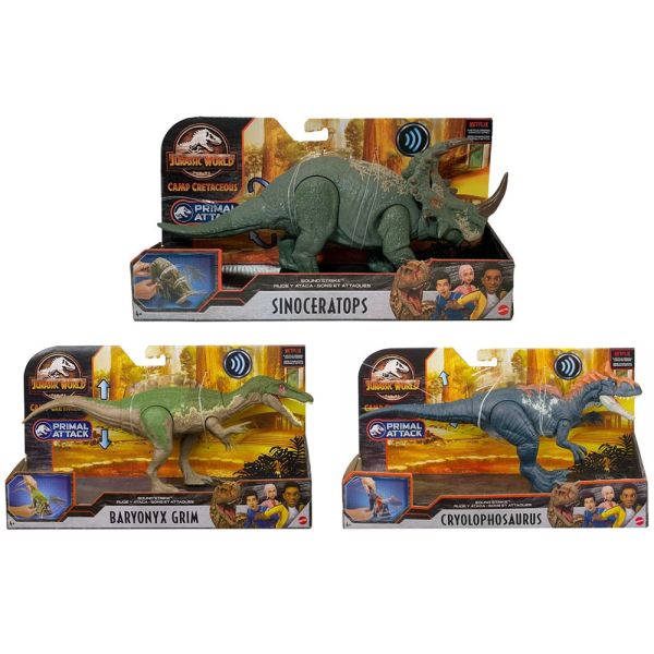 Dinosauro Con Attacco Sonoro Jurassic World Mattel
