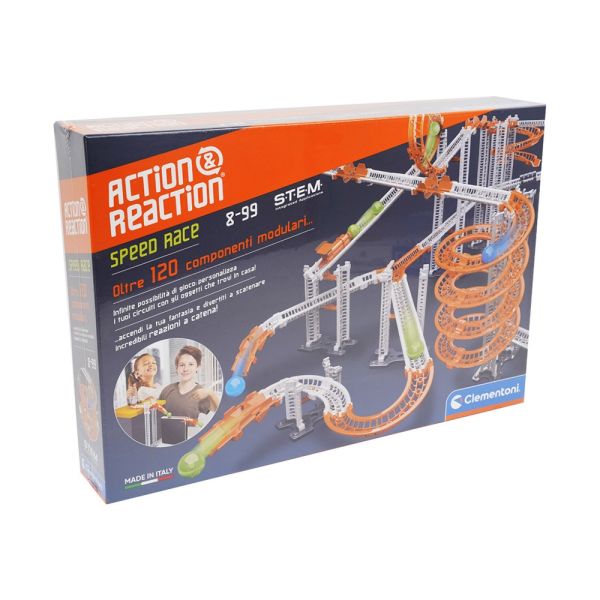 Gioco azione e rezione speed race clementoni