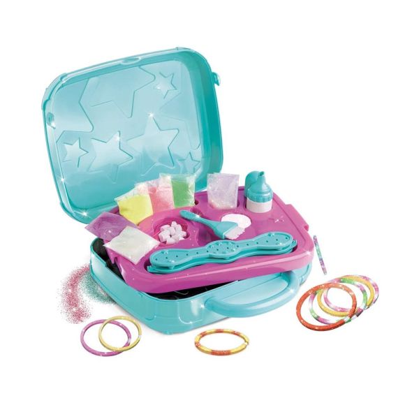 jiawaggag Set di 10 braccialetti in velcro per raccoglitori al neon e accessori da gioco