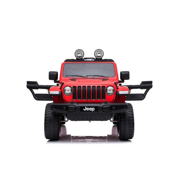 Auto elettrica Jeep Rubicon Rossa per bambini Mazzeo Giocattoli
