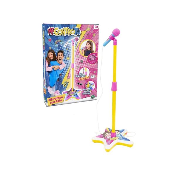 Me Contro Te Microfono con Asta Giochi Preziosi
