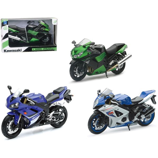Modellino Yamaha Suzuki Kawasaki 1 12 Newray
