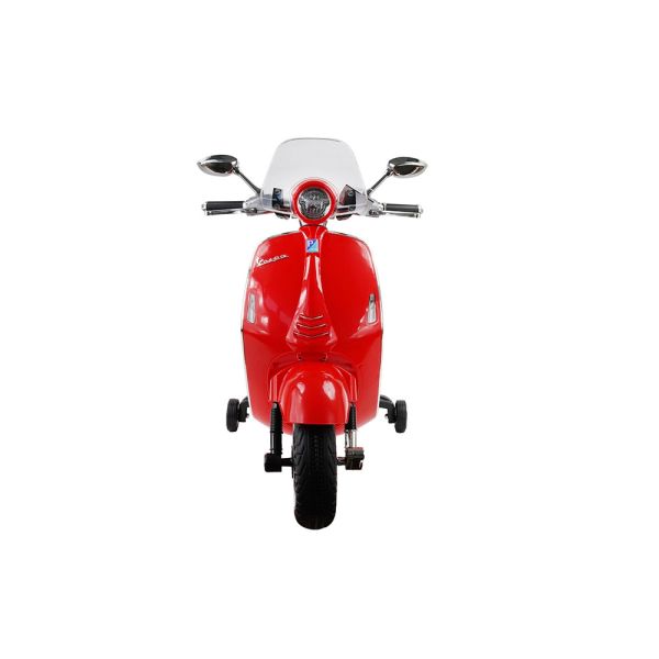 Scooter Vespa per bambino colore rosso Mazzeo Giocattoli