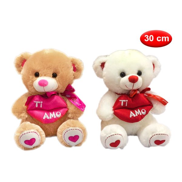Orsetto San Valentino 30 cm Mazzeo Giocattoli