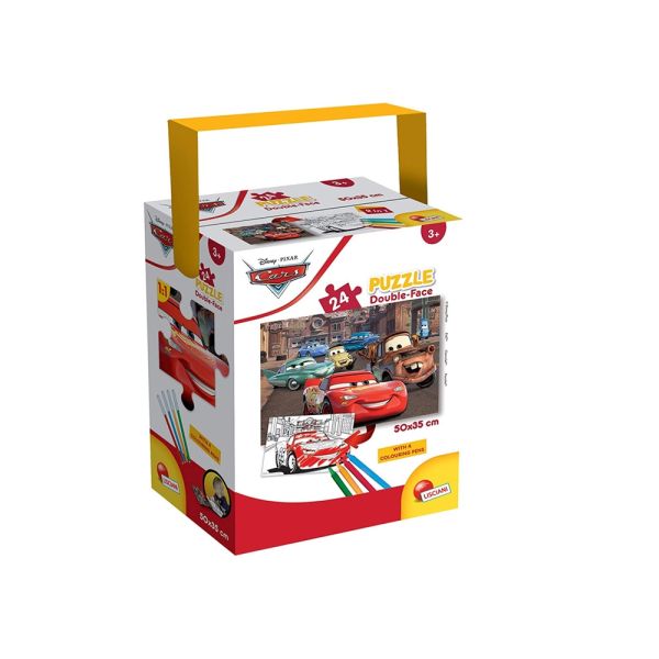 Puzzle 24 pz Disney Cars Double-face - Lisciani