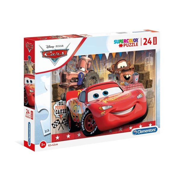 Puzzle Supercolor 24 Disney Pixar Cars - Clementoni