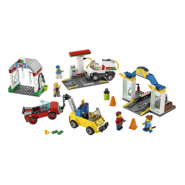 Stazione di servizio e officina Lego City