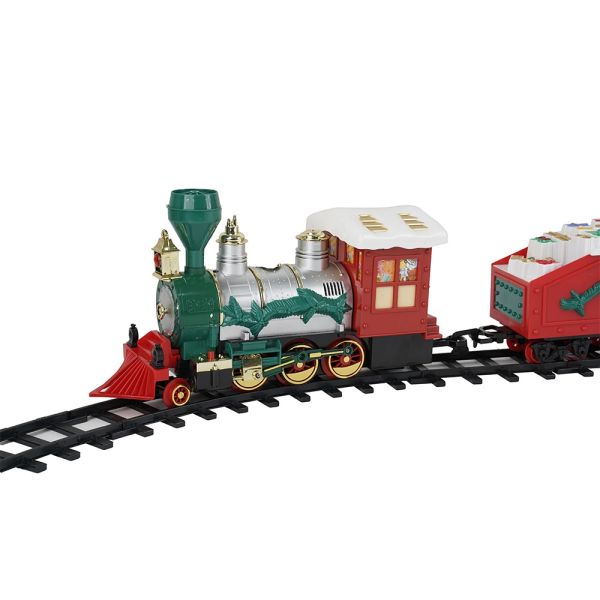 Natale Treno Giocattolo Elettrico Trenino Natalizio Elettrico Con