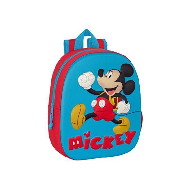 Zaino asilo Mickey Mouse 3d 33 cm